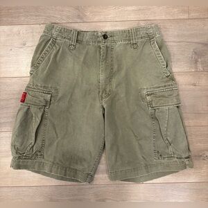 VTG Abercrombie Fitch Cargo Shorts Army Baggy Military Fatigues Y2K Mens 32
